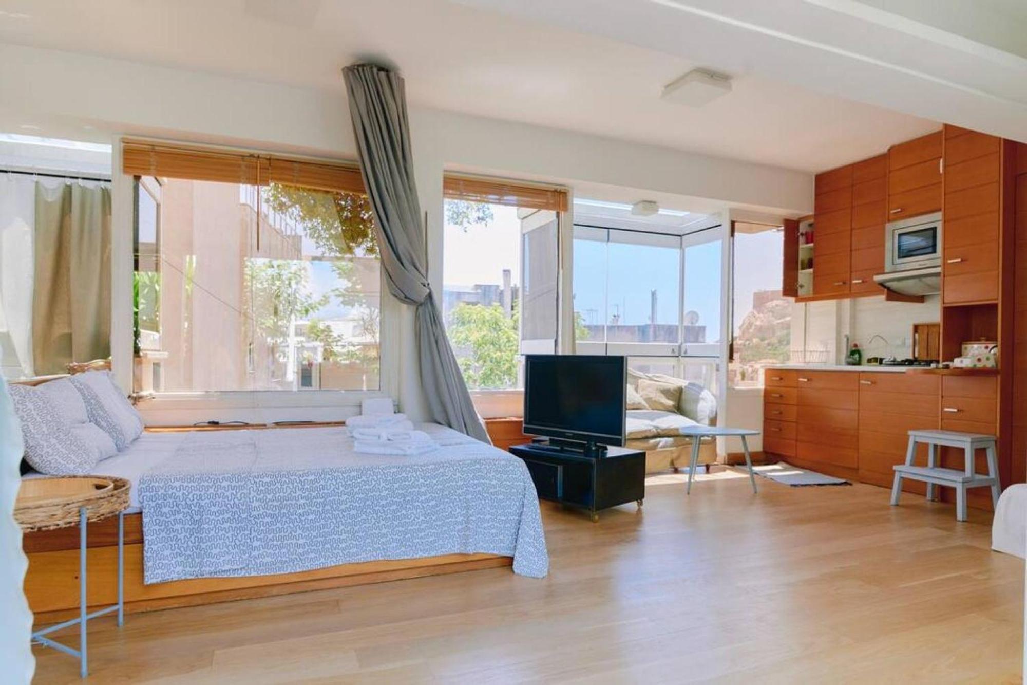 360 View In Roof Top Appartment With Patio アテネ エクステリア 写真